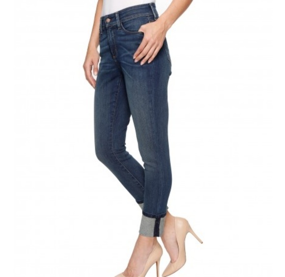 NYDJ Denim - NWOT NYDJ Alina Wide Cuff Ankle in Oakhill blue 14